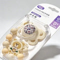 Luxury BPA Free Baby Pacifier & Chain Clip Set