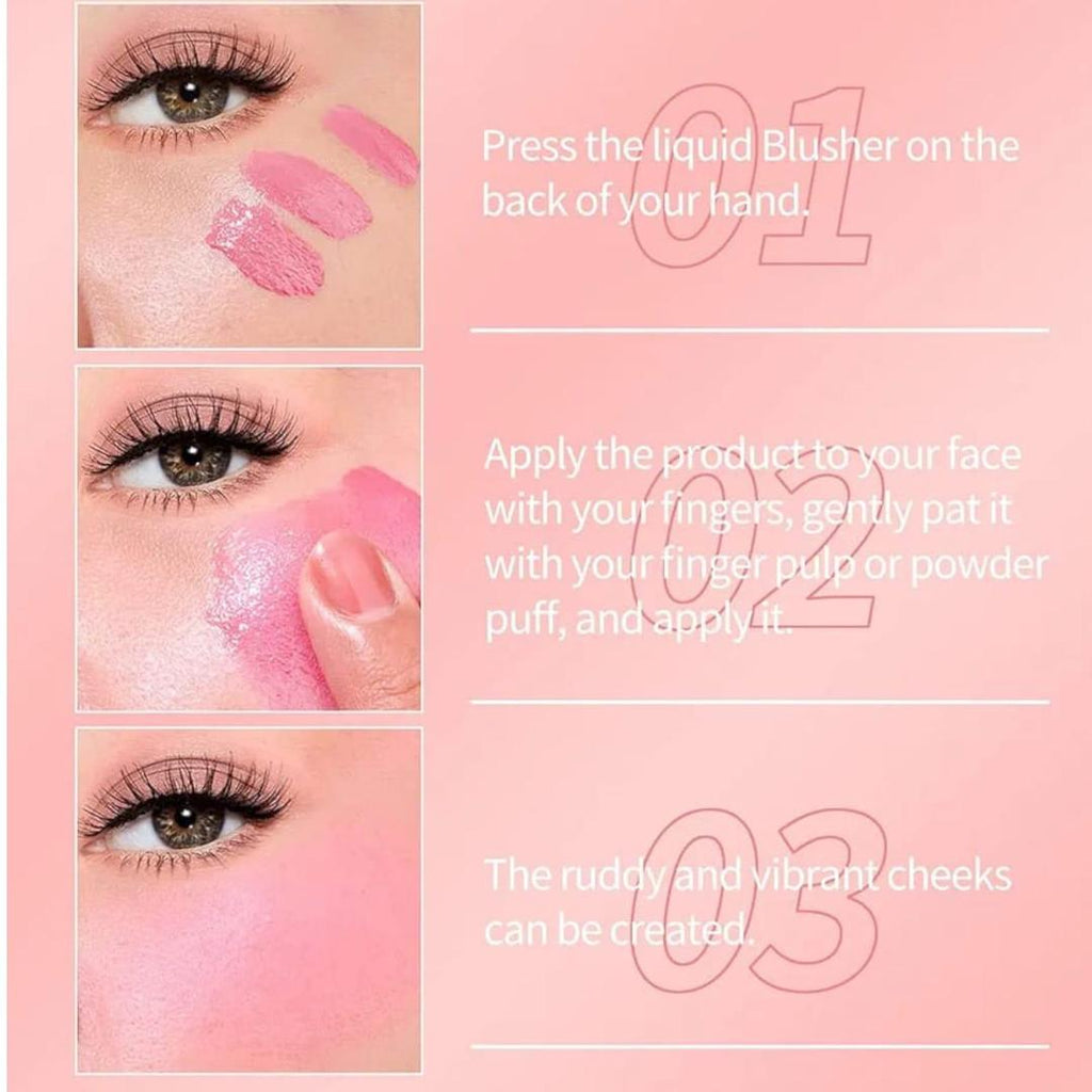 TUZ Long Lasting Liquid Blush Natural Tint For Cheeks Eyes And Lips - 20ML