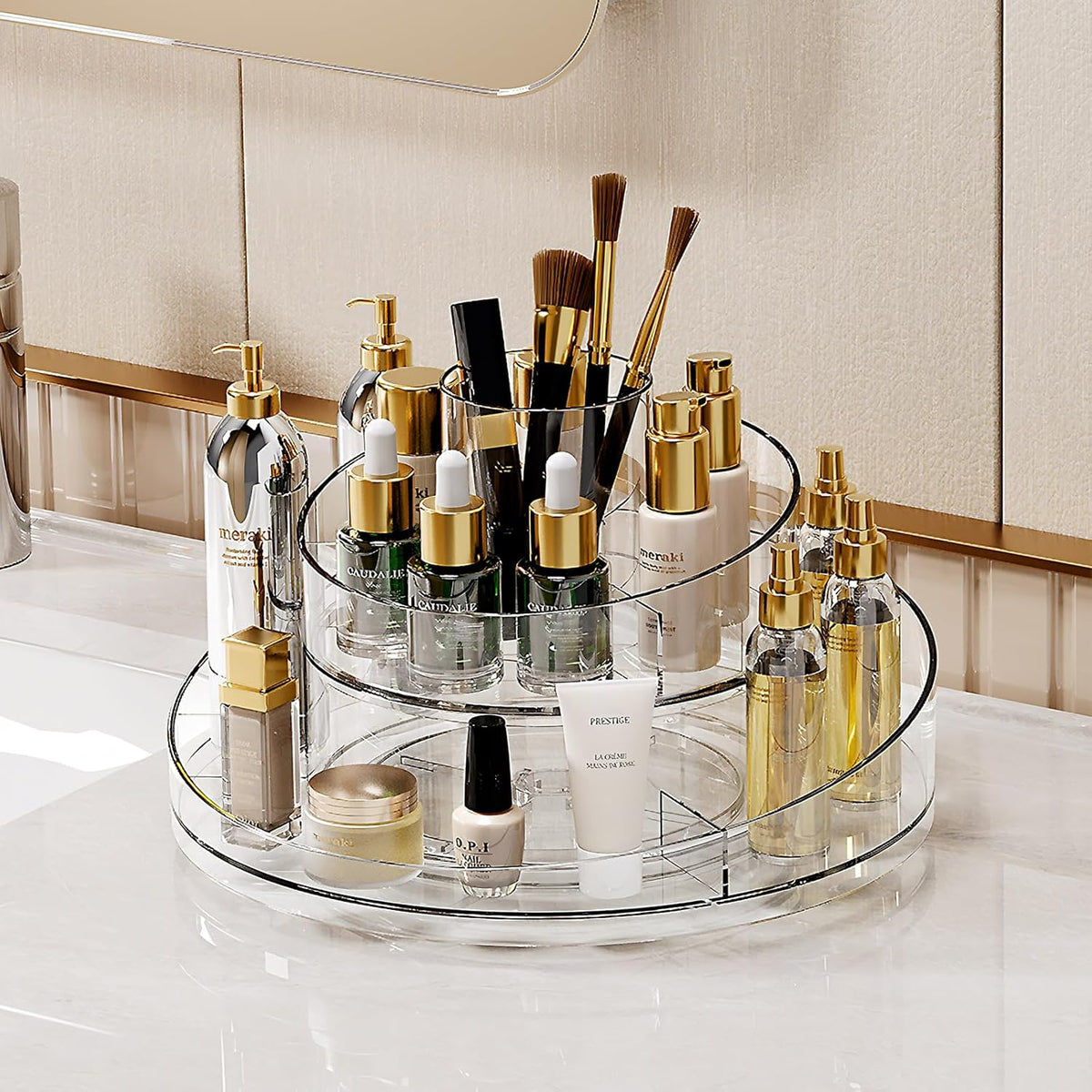 360° Rotating Makeup Storage Organizer