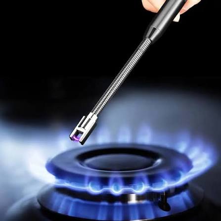 Rechargeable Arc Light Metal | Kitchen USB Arc Lighter With Hanging Hook