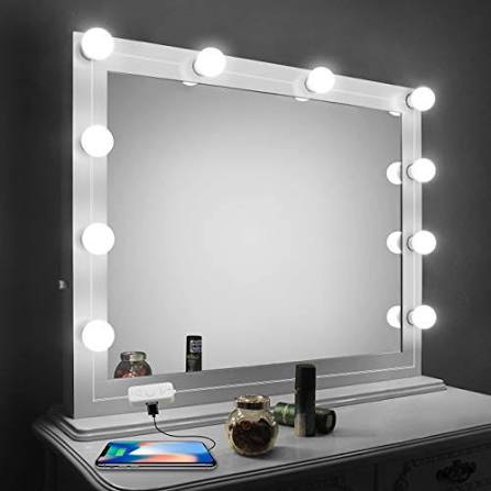 10 Bulbs Mirror Vanity Light | 3 Modes Makeup Dressing Table
